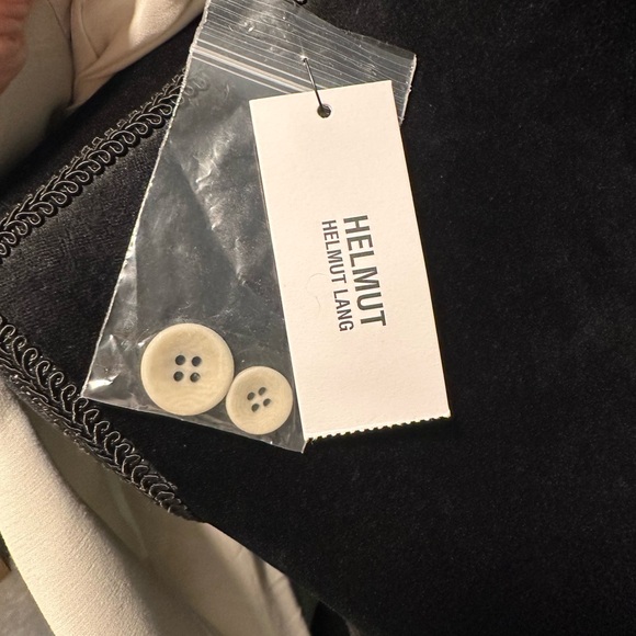 Helmut Lang One Button Cream Blazer. NWT, size 10 - Picture 5 of 9